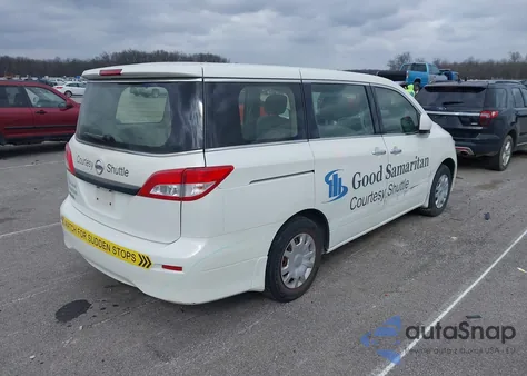 2013 Nissan Quest S from USA, damaged, VIN JN8AE2KP2D9070780